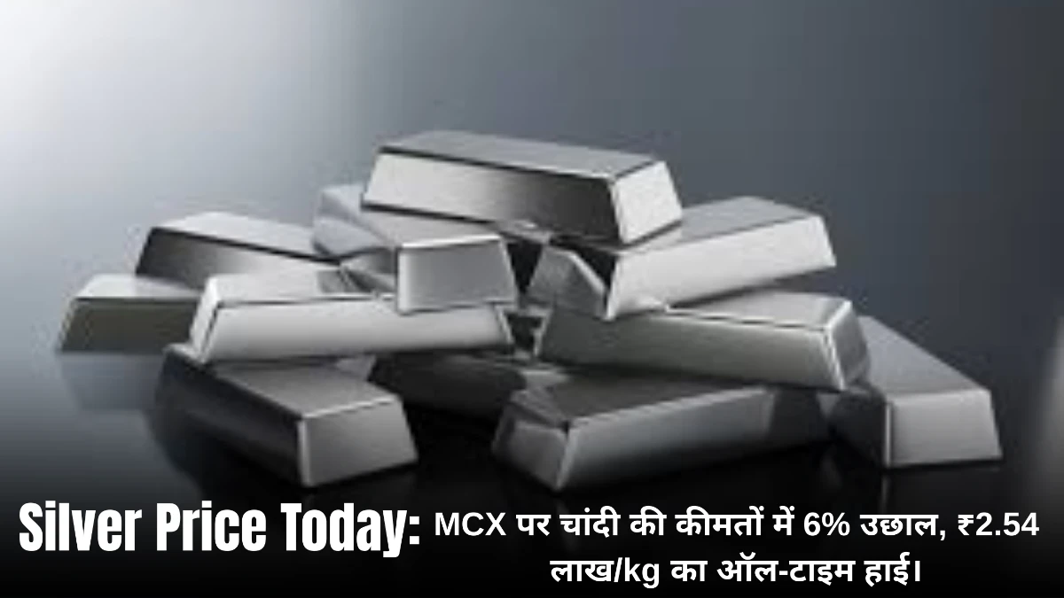 Silver Price Today: चांदी ने रचा इतिहास, MCX पर ₹2.54 लाख/kg का ऑल-टाइम हाई, ग्लोबल मार्केट में $80/ounce के पार